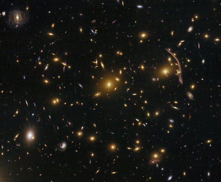 File:Gravitational lensing in the galaxy cluster Abell 370 (captured by the Hubble Space Telescope).jpg