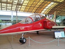 The HAL Kiran on display at the HAL Aerospace Museum. It showcases six decades of aviation heritage. HAL HJT-36 Sitara at HAL Aerospace Museum HALMUS01.jpg