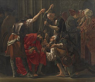 Christ Crowned with Thorns (1620), 207 x 240 cm, Statens Museum for Kunst, Copenhagen