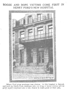 Newspaper photo of the hospital from 1915. Henry ford hospital newspaper.png