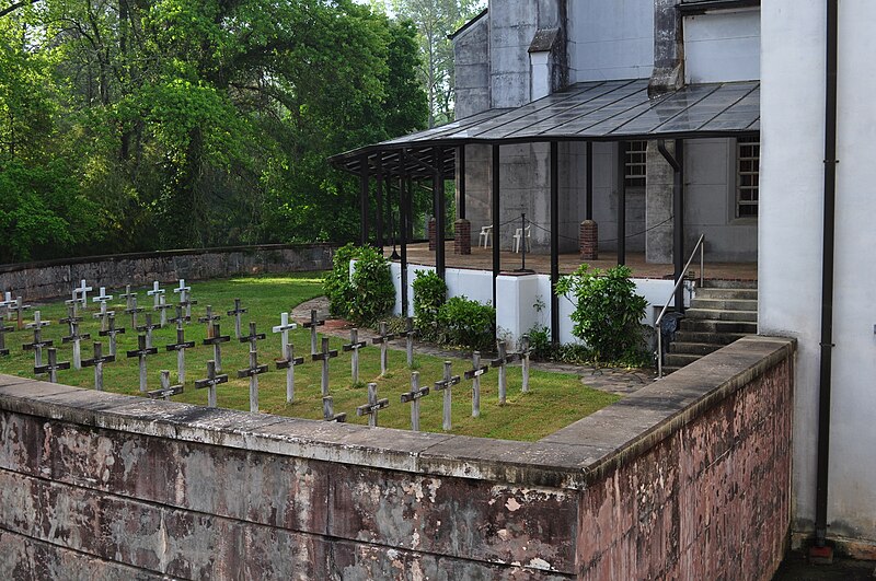 File:Holy Spirit Monastery, monks graveyard behind the Church.jpg