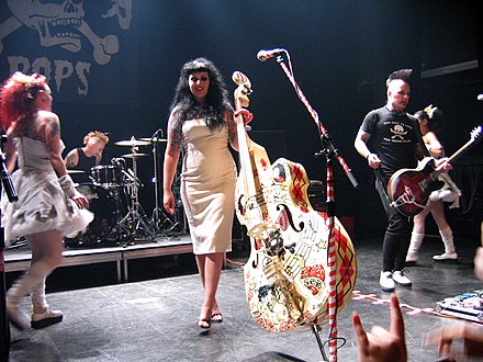Contemporary psychobilly band the Horrorpops