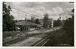 Huskvarna station, 1940-talet