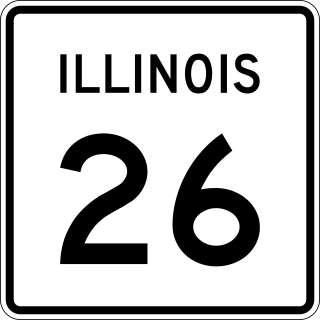 <span class="mw-page-title-main">Illinois Route 26</span> Highway in Illinois