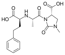 Imidaprilat, the active metabolite Imidaprilat.svg