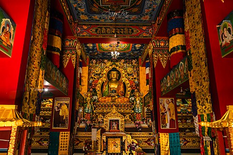 Inside Tso Pema monastery, Rewalsar