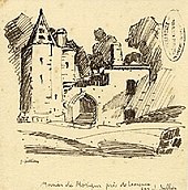 Jos Jullien, Le Château de Morizur (vers 1900), archives départementales du Finistère.