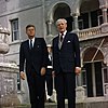 JFKWHP-ST-A22-1-61 President John F. Kennedy with Prime Minister Harold Macmillan of Great Britain in Bermuda.jpg