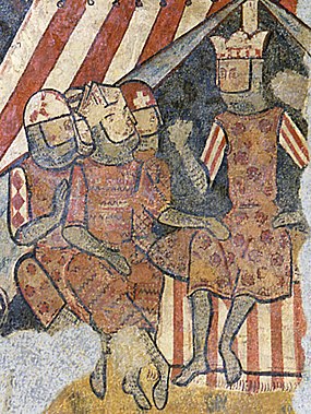 Jaime I de Aragón en las pinturas murales de la conquista de Mallorca.jpg
