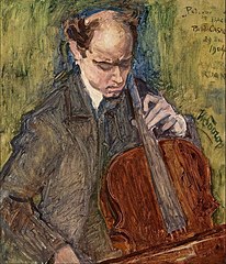 Pablo Casals Playing Cello