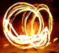 Deutsch: Feuerpoi English: Fire poi