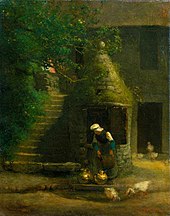 Jean-François Millet (1814-1875) - Studnia na Gruchy - CAI.49 - Muzeum Wiktorii i Alberta.jpg