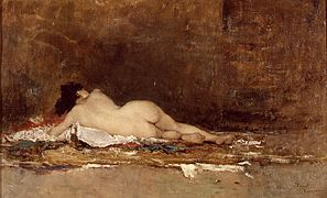 Desnudo (apunte) (1871).