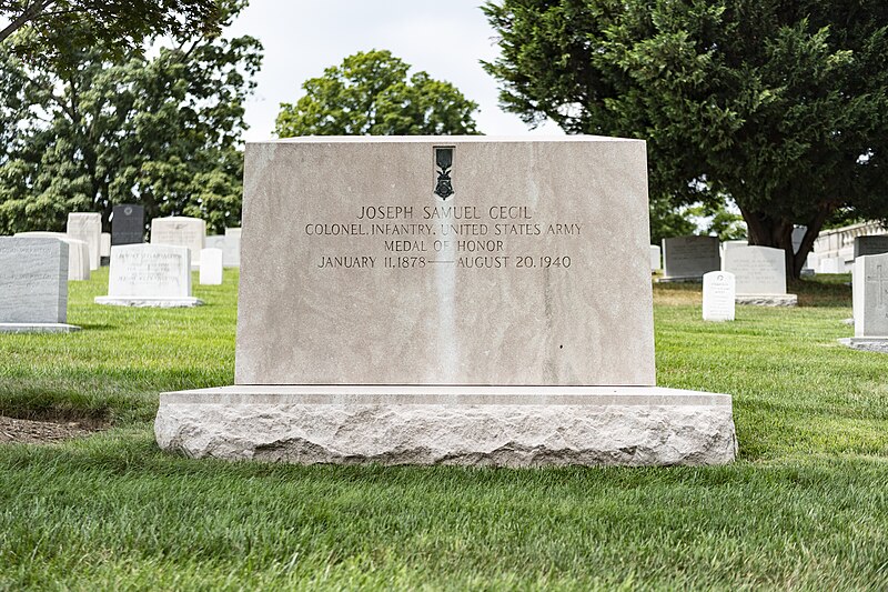 File:Josephus S. Cecil Arlington National Cemetery.jpg