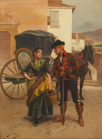 Chance Meeting, undated, private collection
