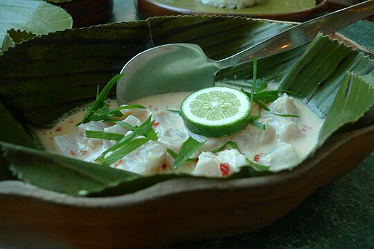 Traditional fish kinilaw from Cagayan de Oro
