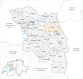 Municipalities in the district of Oberaargau until 2020
