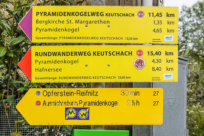 File:Keutschach Plaschischen Kreisverkehr Wegweiser 19042024 4850.jpg