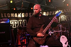 Guitarist Kevin Quirion has occasionally been a member of Deicide since 2008. Kevin Quirion.jpg