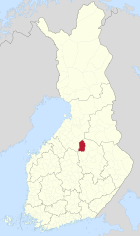 Lage von Kiuruvesi in Finnland