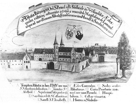 Kloster Kitzingen, vor 1544