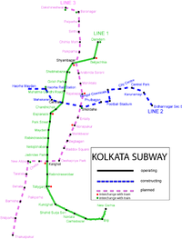 Kolkata metro map.png