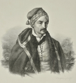 Portrait of Konstantinos Kanaris. Lithography by Karl Krazeisen, 1831 (cropped)