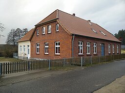 Old school building of the community of Godendorf. Today: room for cultural activities and mayor's office