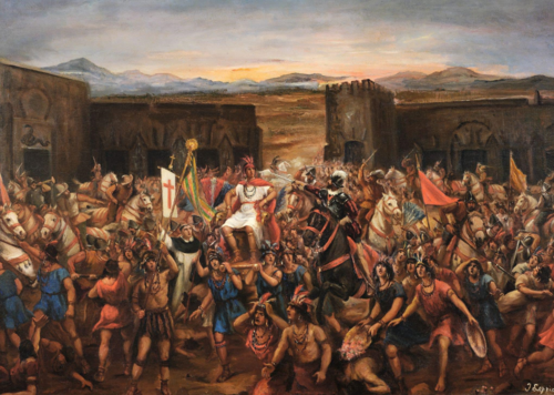Capture of Atahualpa by Juan Lepiani