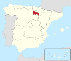 La Rioja (Španjolska) - Lokacija