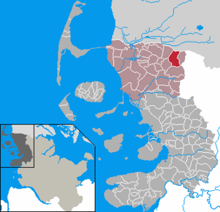 <span class="mw-page-title-main">Ladelund</span> Municipality in Schleswig-Holstein, Germany