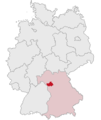 Lage des Landkreises Neustadt a.d.Aisch-Bad Windsheim in Deutschland.PNG