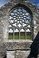 Chapelle de Languidou : la grande rosace de l'abside