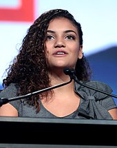 Laurie Hernandez, winner of season 23 Laurie Hernandez (35055904373) (cropped).jpg