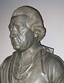 Bust of Leopold Biwald in the library