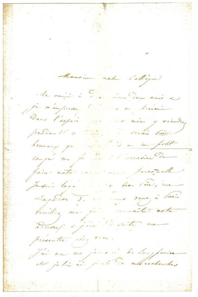 Fichier:Lettre de Barthélemy LeCarpentier à Anatole de Barthélemy du 24 février 1857.pdf
