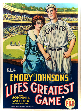 <i>Lifes Greatest Game</i> 1924 film by Emory Johnson