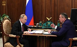 Limarenko and Vladimir Putin in the Kremlin, 30 July 2019