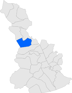Localització de Castellví de Rosanes respecte del Baix Llobregat.svg
