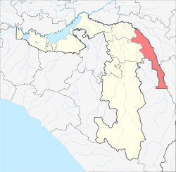 Location of Koshekhablsky District in the Republic of Adygea