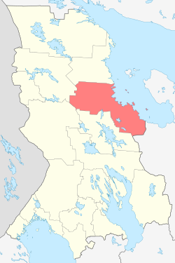 Location of Belomorskas rajons