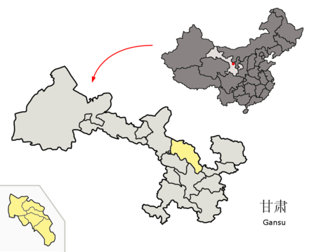 Location of Baiyin Prefecture within Gansu (China).png