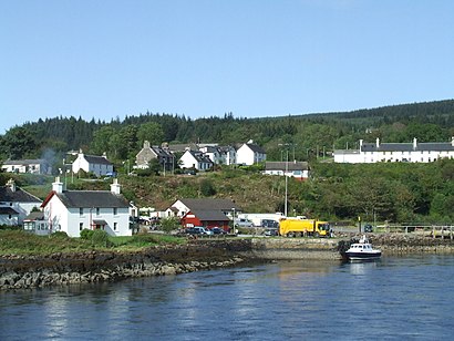 How to get to Lochaline with public transport- About the place