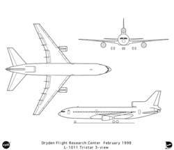 Локхид Л-1011 Тристар 3-view.png