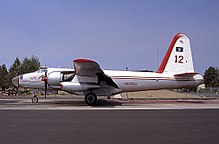 A Lockheed P-2E(AT) aircraft in 2002 Lockheed P-2E(AT) Neptune, Neptune Aviation Services AN0291981.jpg