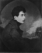 Lord Byron dans sa jeunesse, en 1804-1806.