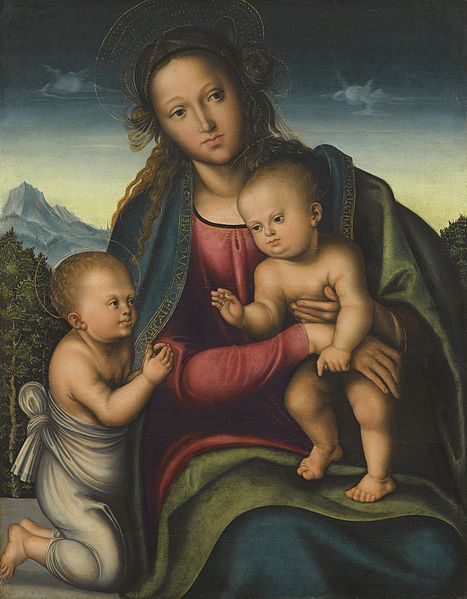 File:Lucas Cranach d.Ä. - Madonna mit dem Jesuskind und dem heiligen Johannes.jpg