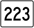 MA Route 223.svg