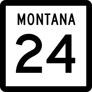 <span class="mw-page-title-main">Montana Highway 24</span> State highway in Montana, United States