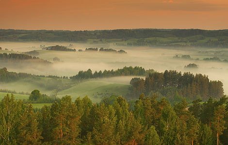 Suwałki Landscape Park. Podlaskie Voivodeship, Poland